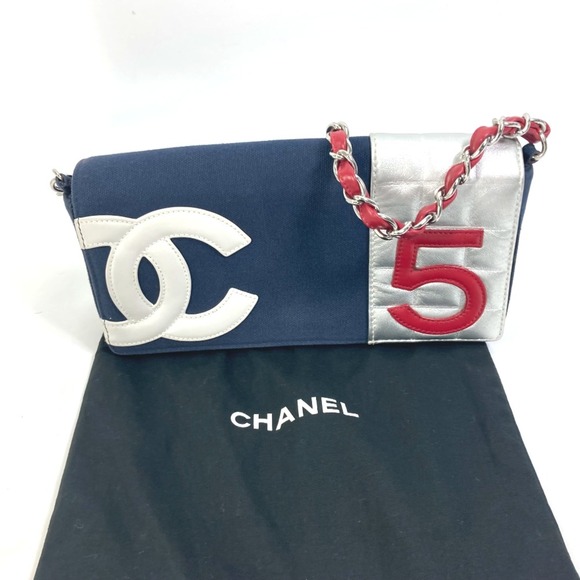 CHANEL Vintage Blue Shoulder Bag - Picture 4 of 15